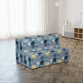 thumbnail image 4 of Animals Foldable Mattress, Funny Hedgehogs Walking, 74.8" x 39.4", Multicolor, by Ambesonne, 4 of 6