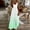03 White, variant on Weiqiqre Casual Summer Dresses for Women Summer Casual U Neck Sundresses Pleated Knee Length Sleeveless Tank Dress
