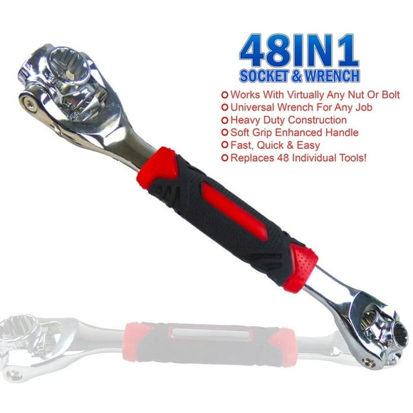 5 Star Super Deals, Comfort Grip Finish Universal Hand Socket Wrench & Set