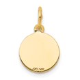 thumbnail image 4 of FB Jewels 14K Yellow Gold Holy Communion Charm, 4 of 4