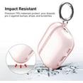 thumbnail image 6 of DISEN Airpods Pro Case Cover, Cute Slim Shockproof Case for Apple Airpods Pro 1st Generation 2019 Charing Case with Keychain, Pink Glitter, 6 of 7
