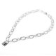 thumbnail image 1 of Collar de metal, colgante de candado simple único, collar simple, collar de moda, elegante y moderno, 1 of 14