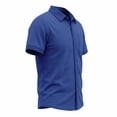 thumbnail image 6 of Guluxicc Men's Golf Shirts with Pockets Button Down Collared Short Sleeve Tops for Everyday Wear Business Casual Outfits, 6 of 9