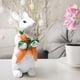 thumbnail image 4 of Fiudx Estatua de Zanahoria de Pascua de Primavera, Figura de Conejo de Resina, Temática Primaveral, Decoración para Fiesta de Pascua, Ideal para Bodas, Exhibición de Mesa Navideña, 1 Pieza, 4 of 6