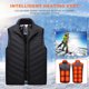 thumbnail image 5 of Chaleco calefactor eléctrico unisex Ropa térmica de invierno plegable para deportes al aire libre, 5 of 9