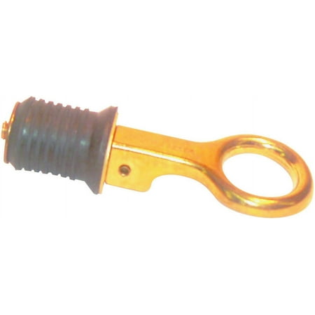 US Hardware M-003C Drain Plug Stainless Steel For 1 in Dia Drain