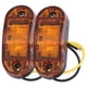 thumbnail image 2 of 10-30V 2LED Side Marker Light High Brightness Turn Signal Lamp for Cars Trucks Trailers RVsYellow, 2 of 5