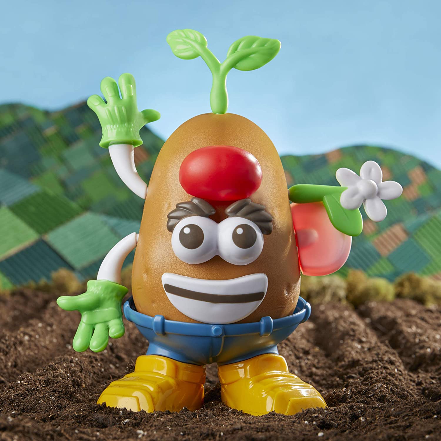 Mr Potato Head Goes Green Toy for Kids Ages 3 and up, Made with Plant-Based Plastic and FSC-Certified Paper Packaging - image 5 of 7