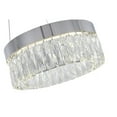 thumbnail image 3 of Bethel International LED Chandelier Chrome Stainless Steel & Crystal, 3 of 5