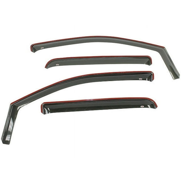 Side Window Deflector - Compatible with 2007 - 2016 Jeep Wrangler 2008 2009 2010 2011 2012 2013 2014 2015