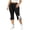 Black, variant on Womens Yoga Pants Cool Breathable elastic waist narrow leg eco friendly material travel friendly lightweight for home fitness White XXXXL