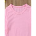 thumbnail image 5 of Gureui Toddler Infant Baby Girls Soft Cotton T-shirt Long Sleeve Round Neck Solid Color Casual Spring Autumn Ruffles Tops,6M-5Y, 5 of 6
