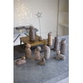 thumbnail image 2 of Kalalou Transitional River Rock Nativity Scene, Set of 12, ‎12 Inches Dia, Gray, 2 of 2