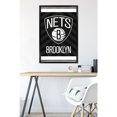 thumbnail image 4 of Brooklyn Nets 24'' x 35'' Logo Framed Poster, 4 of 5