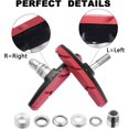 thumbnail image 2 of ORUYROP Bike Brake Pads Brake Kit Brake Shoes Pads Cable Guide Protector 8 in One 70mm Bicycle V-Brake Pad Set Work with All Shimano Sram MTB V-Brake System 2pairs(4pcs), 2 of 7