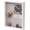White Frame, variant on Shadow Box Frame, 8x8" Wooden Display Case with 1.2" Depth and Real Glass for Specimens, Tabletop Decor for Dried Flowers Tickets and Photos