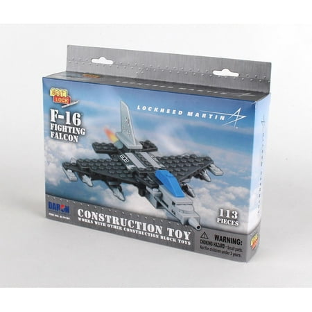 Best Lock: F-16 Fighting Falcon 110 Piece Construction Toy: Lockheed Martin (Best Lock Construction Toys Inc)