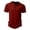 a-173Red39, variant on FINALGANG Mens Solid Color Henley Neck Short Sleeve TShirt With Button Placket For Casual Daily Wear Weekend Gatherings Office Layering Mint Green M