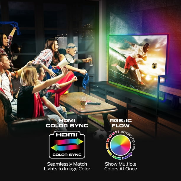 Monster Smart LED Strip Lights for TV, Multicolor LED Lights for