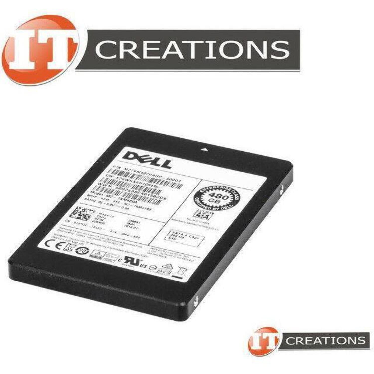 DELL 480GB MLC SATA 2.5 SFF ENTERPRISE MIX USE MU SOLID STATE DRIVE SSD 2VH3F