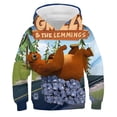 thumbnail image 3 of Nueva ropa para niños, sudadera con capucha con estampado de dibujos animados de Grizzy y los Lemmings, sudaderas con capucha de otoño para niños y niñas, jersey de manga larga, tops casuales con capu, 3 of 5