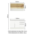 thumbnail image 3 of Cocina Integral Madesa Glamy Sin Tarja 120 Cm Blanco 02 Madesa Glamy, 3 of 10