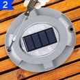 thumbnail image 4 of Luces solares para cubierta, camino de entrada, luz LED para muelle, luces solares para exteriores, impermeables, marcadores de carretera para escalones, aceras, escaleras, jardín, suelo,, 4 of 8