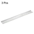 thumbnail image 3 of Uxcell 3 Pcs DIN Rail Slotted Aluminum Mounting Guide 500mm Long 35mm Wide 7.5mm High Silver Tone, 3 of 4