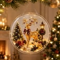 thumbnail image 3 of Christmas Suncatcher 7.5", Acrylic Reindeer Puzzle Window Hanging Ornament, Clear Suncatcher Decor for Home, 1 Pack, 3 of 6