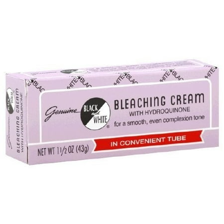(2 pack) Genuine Black & White Bleaching Cream, 1.5