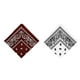 thumbnail image 1 of Bandana para el cabello con bandana de paisley y paisley de dos cara de 2 piezas Yinane Pañuelo Paisley Algodón, 1 of 8