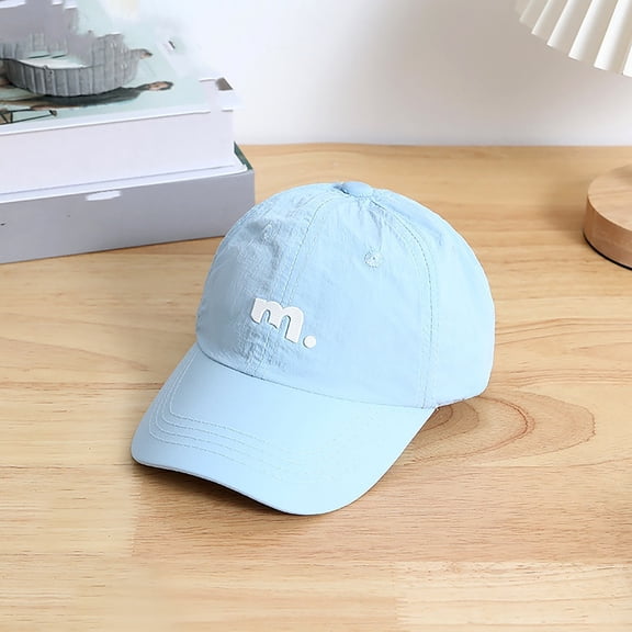 Girls Adjustable Baseball Cap with Ponytail Opening Breathable Sun Visor for Outdoor Summer Sports Funny Hats Adjustable Cute Caps Adjustable Baseball Hats for Boys & Girls