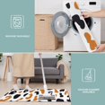 thumbnail image 6 of White and Orange Of Leopard Print Kitchen Rugs Sets Of 3,Kitchen Runner Rugs Non Skid Washable,Decorative Kitchen Floor Mats for Kitchen,Sink,Laundry,17"x30"+ 17"x47" + 17"x59", 6 of 6