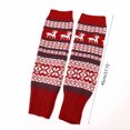 thumbnail image 3 of Milue Winter Leg Warmers Loose Legs Warmer Knitted Socks Boot Cuffs Gaiters Winter Sock for Women Girls, 3 of 21