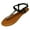2233Black, variant on Starbay Women's T-Strap Flat Sandals, Strappy with Rhinestones