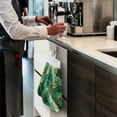 thumbnail image 5 of ZIATUBLE Marble Stripes Hand Towels with Loop Absorbent Tea Towels for Kitchen Reusable Bathroom Hand Bath Towel with Snap Button Hanging Dish Towels Lightweight Hand Tie Towel, 5 of 7