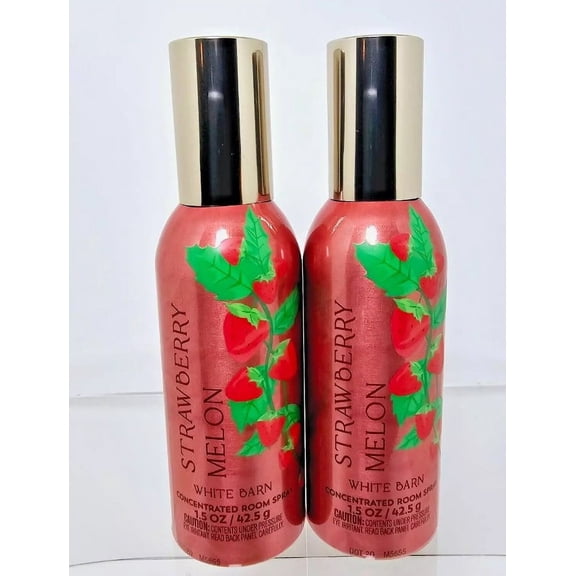 Bath And Body Works Strawberry Melon Concentrated Room Spray 1.5 Oz Pack of 2