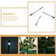 thumbnail image 5 of BRIGHTFUFU Lámparas de jardín de la mesa de arena de 4 piezas pequeños Suministros de mesa de arena de construcción, 5 of 8