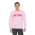thumbnail image 6 of Long Island New York Sweatshirt Gifts Crew Neck Shirt Long Sleeve Unisex, 6 of 7