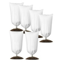 HOT 6pcs Outdoor Plant Protectors Covers Freeze Protection, 24x32inch Cold Weather Frost Cloth Blankets for Fruit Tree