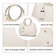 thumbnail image 2 of Bolso De Charol Brillante Belug, Beige, 2 of 5