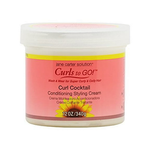 JANE CARTER SOLUTION Curls to Go Cocktail Conditioning Cream (12oz) - Hydrating