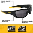 thumbnail image 2 of Gafas de seguridad DEWALT DPG94-6C Dominator con protección UV, 2 of 5