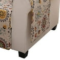 thumbnail image 4 of Benjara BM116911 Polyester Arm Chair Protector with Floral Print, Multi Color - 4 x 15 x 12 in., 4 of 7