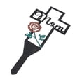 thumbnail image 1 of Grave Decorations Mom Design Cemetery Stake For Cemetery Memorial Outdoor Use 30x15cm Black 1Pack, 1 of 4