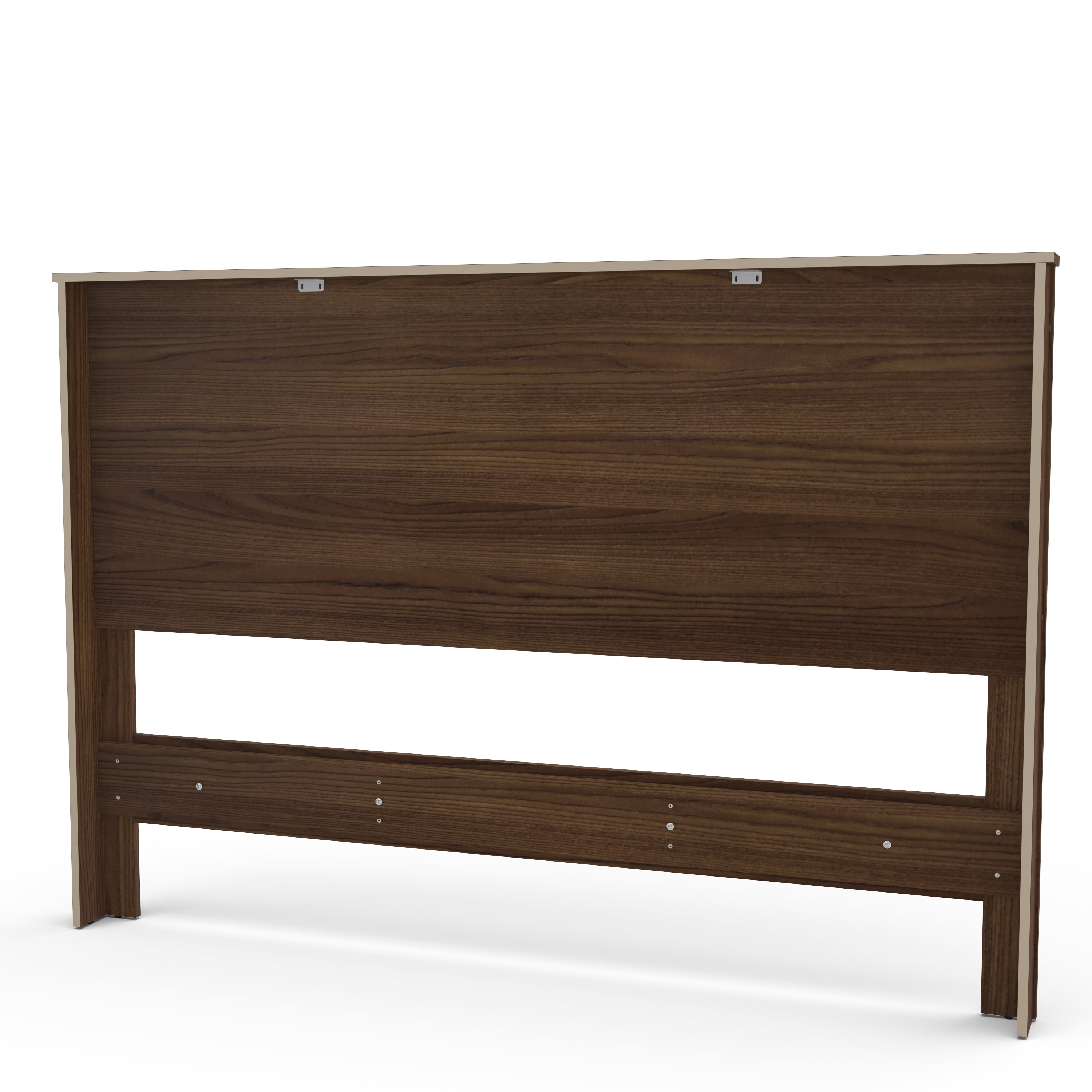 Polifurniture Juliette Queen Size Wood Panel Headboard, Walnut