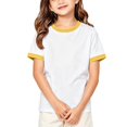 thumbnail image 3 of HAJWOH Girls Boys Short Sleeve Tee Kids Sport Crew Neck T-Shirts, 3 of 6
