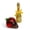 2 pcs Champagne and Strawberry, variant on Stp Goods Sunny Fruits Glass Christmas Ornament Set of 2 Hand-Painted Christmas Tree Ornament Christmas Tree Hanging Decorations, Yellow