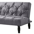 thumbnail image 6 of Campbell Polyester Futon, Grey, 6 of 8