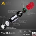 thumbnail image 5 of Alla Lighting 2800lm Red 3156 3157 LED Strobe Flashing Brake Light Bulbs Bright T25 3133 3157 LED Bulbs High Power LED 3157 Bulb 3057 3457 4157 4057 LED Signal Brake Lights Stop Light Tail Light, 5 of 9
